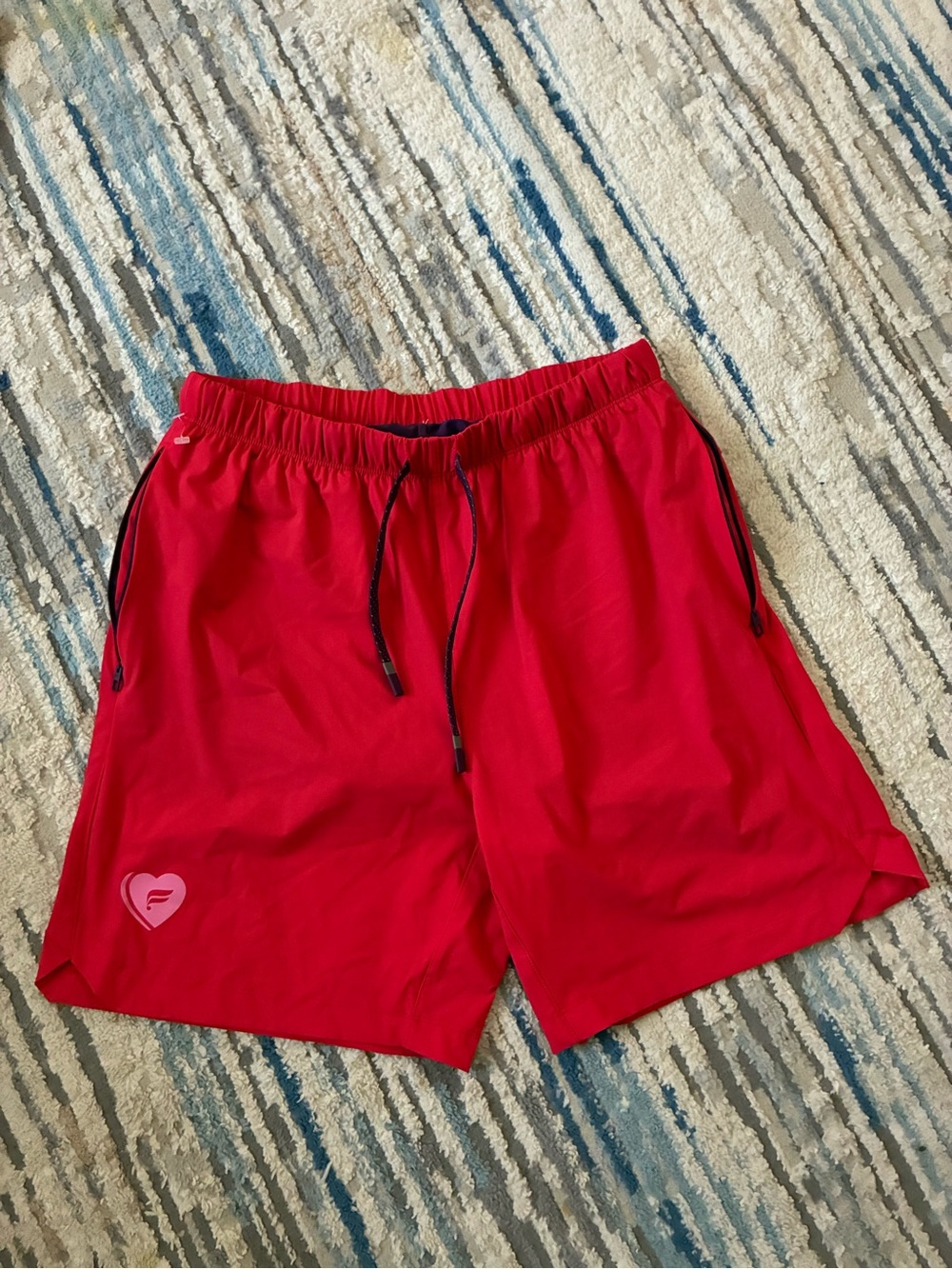 Fabletics Shorts Mens Medium Red Lined Pockets Fabletics The One